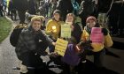 Hundreds marched during Moray's first Reclaim the Night. Image: Ena Saracevic/DC Thomson.