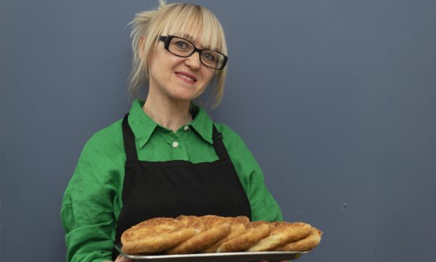 Ukrainian refugee Iryna Porfilova is taking part in the World Buttery Championship this week. Image: Jason Hedges/DC Thomson.