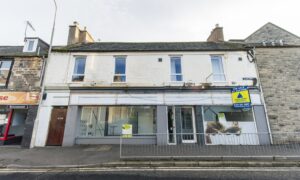 The High Street building which could be transformed into a Pizza Hut takeaway place. Image: Jason Hedges/DC Thomson