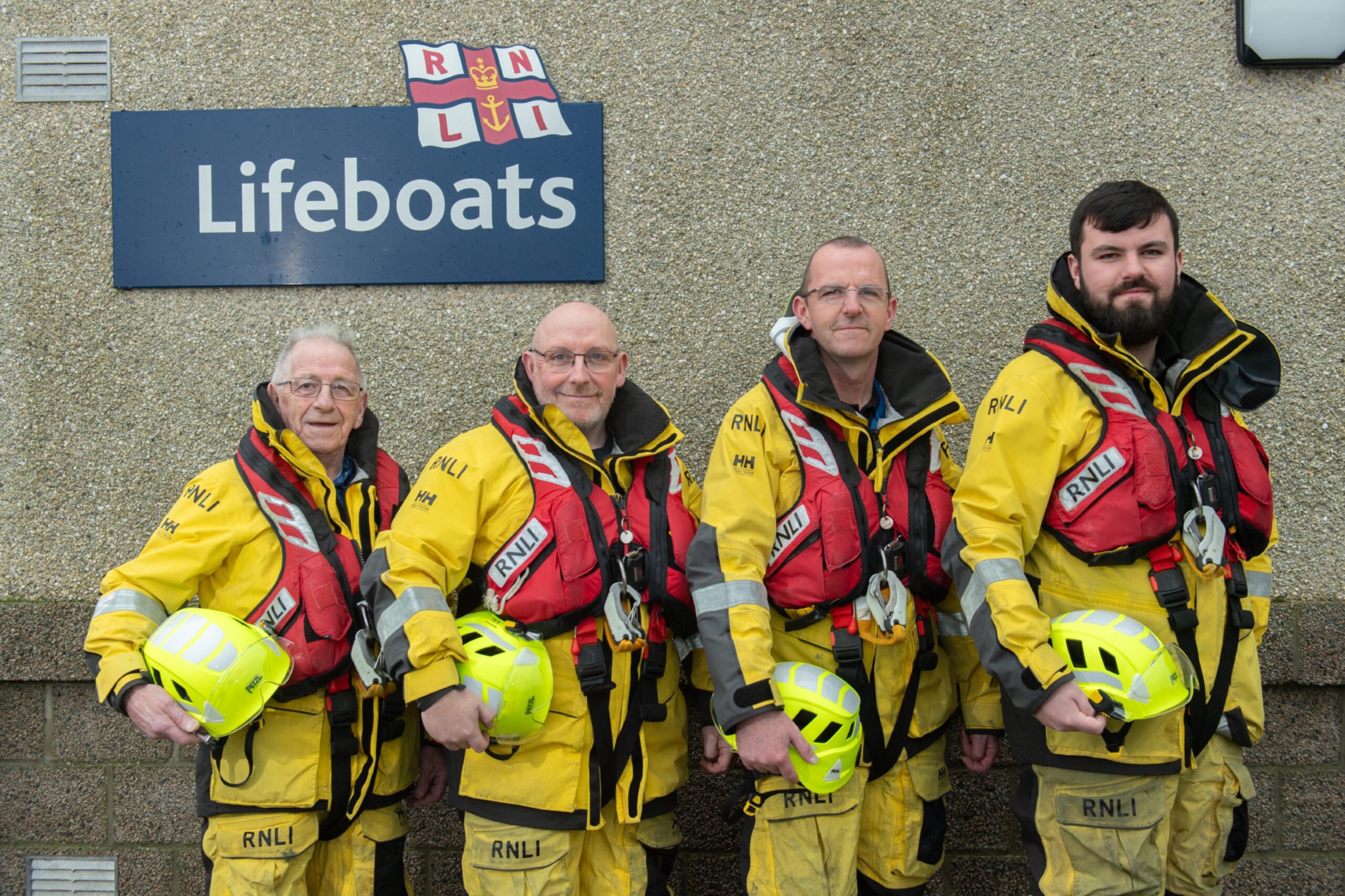 Left to right: Victor Sutherland Senior, Victor Sutherland Junior, David Sutherland and Declan Sutherland