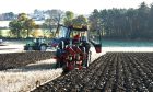 James Tait in action in the Easter Ross ploughing match.