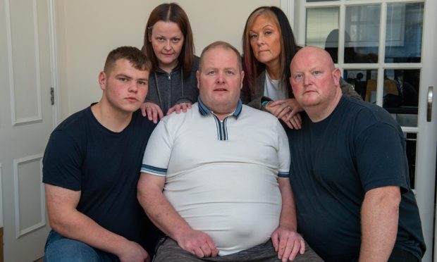 Mark Buchan and family.