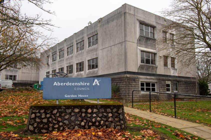 Inverurie's Aberdeenshire council offices at Gordon House 