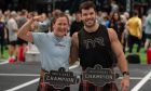 Rogue Invitational 2024 CrossFit winners Tia-Clair Toomey-Orr and Jeff Adler in Aberdeen. Image: Kenny Elrick/DC Thomson.