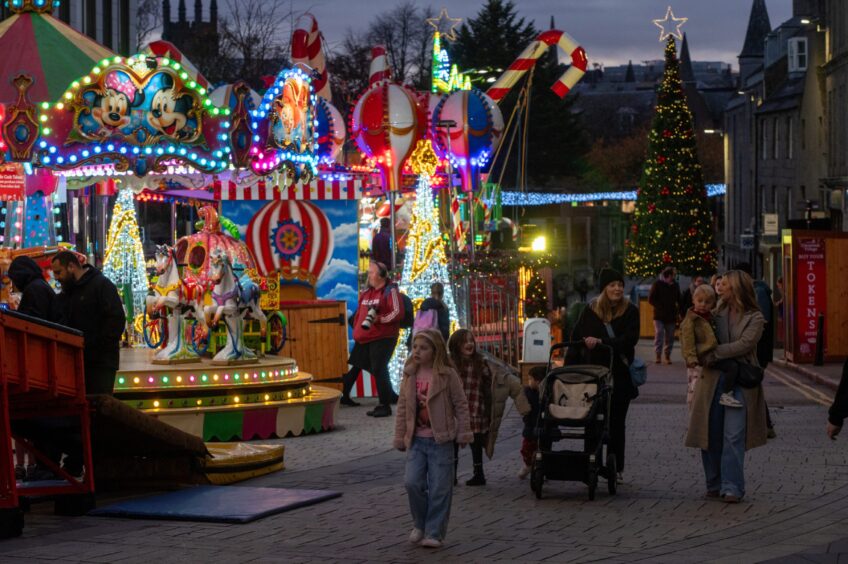 Christmas rides in Aberdeen 