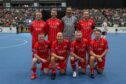 The victorious Aberdeen team which was crowned Scottish Masters at P&J Live. Image: Kenny Elrick/DC Thomson