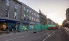 Photo shows Union Street roadworks out front Primark.