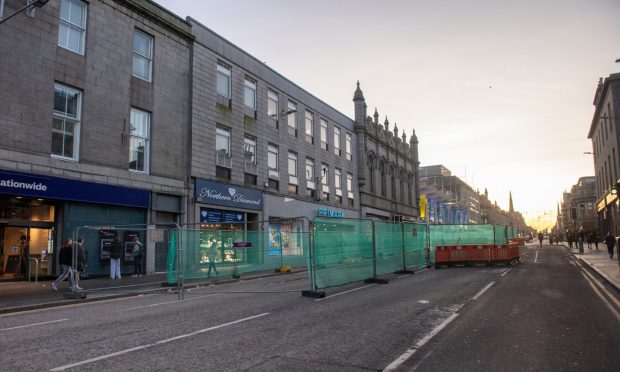 What’s the deal with the big hole outside Primark on Aberdeen’s Union Street?