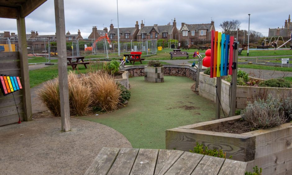 The park has proved popular with Blue Toon youngsters. Image: Kath Flannery/ DC Thomson