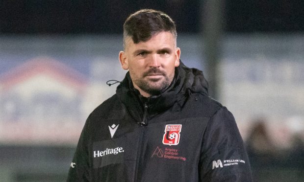 Inverurie Locos manager Dean Donaldson. Image: Kami Thomson/DC Thomson.