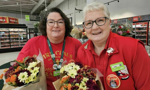 Lisa Forbes and Ann Thomson are celebrating milestone years. Image: Asda.