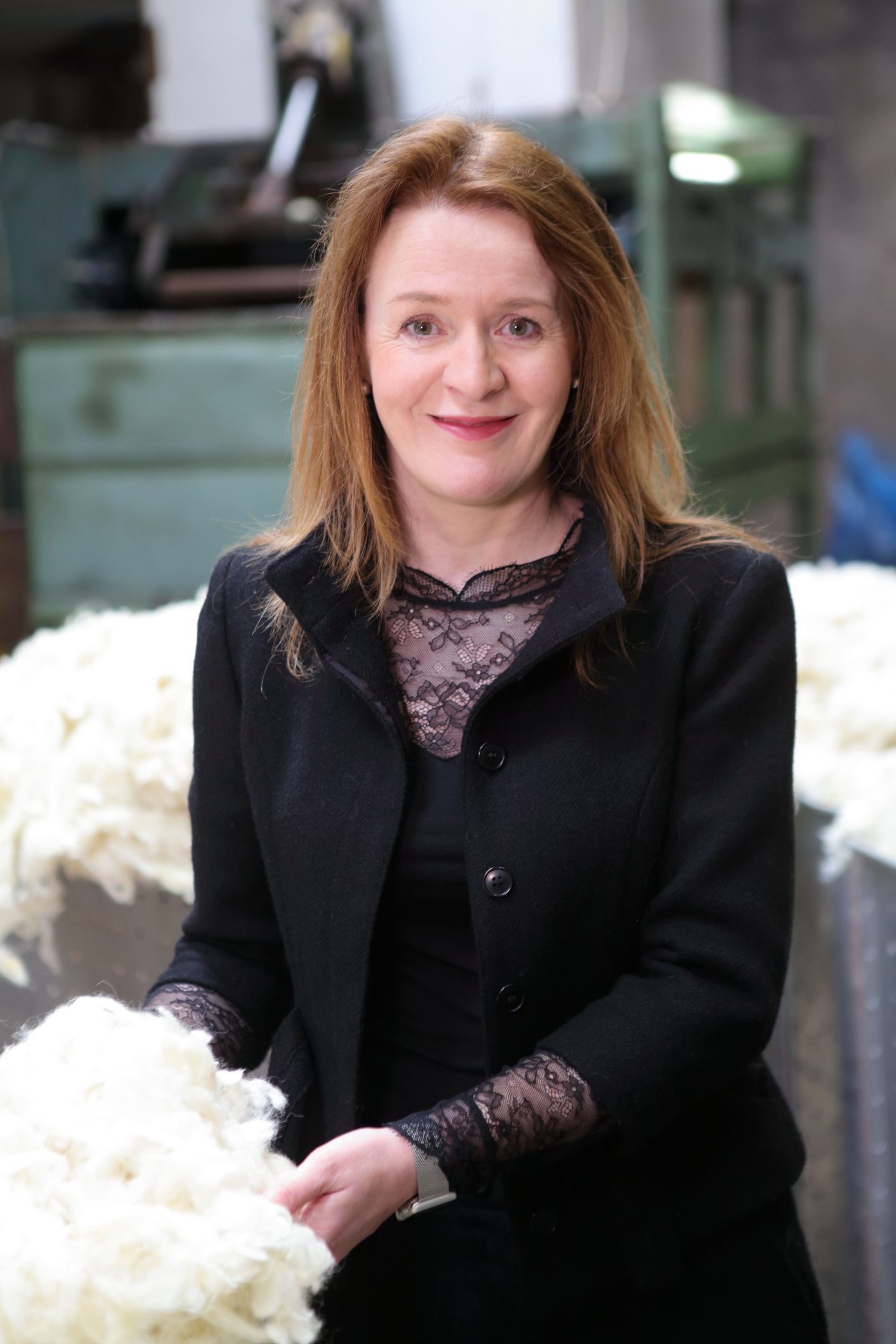 Margaret Ann Macleod, the CEO of Harris Tweed Hebrides