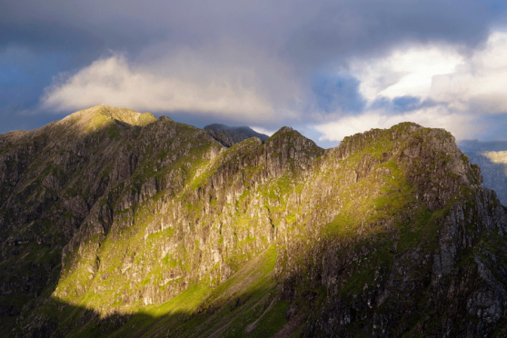 The Meall Dearg summit in the evening sun (Alamy)