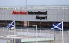 Aberdeen Airport has been working to clear the airfield. Image: Paul Glendell/DC Thomson