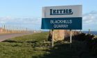 A battery storage facility will be installed next to the Leiths Blackhills Quarry in Cove. Image: Kenny Elrick/DC Thomson