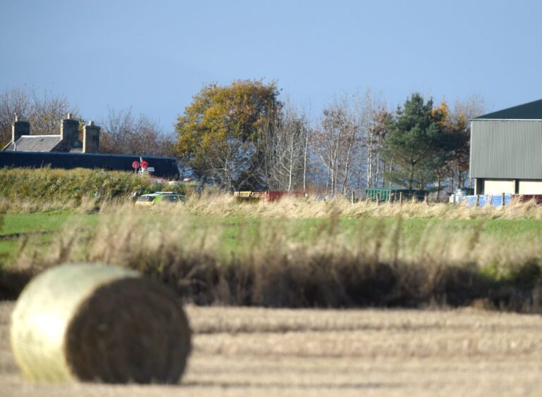 View of a field at Easter Bennetsfield, Avoch.