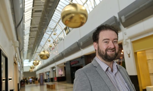 Eastgate Shopping  Centre manager Chris Kershaw. Image
Sandy McCook/DC Thomson