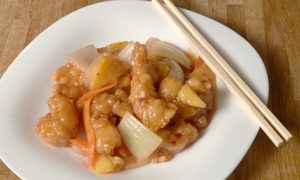 The honey chilli king prawn dish, which restaurant reviewer Susy MacAulay enjoyed on her visit to Liking Chinese. Image: Sandy McCook/DC Thomson