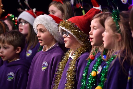 CR0050705
Aviemore Primary School.
The Press and Journal Christmas Carol Concert in Drumossie Hotel, Inverness last night (Thurs).
Aviemore Primary School.
28th November '24
Sandy McCook/DC Thomson