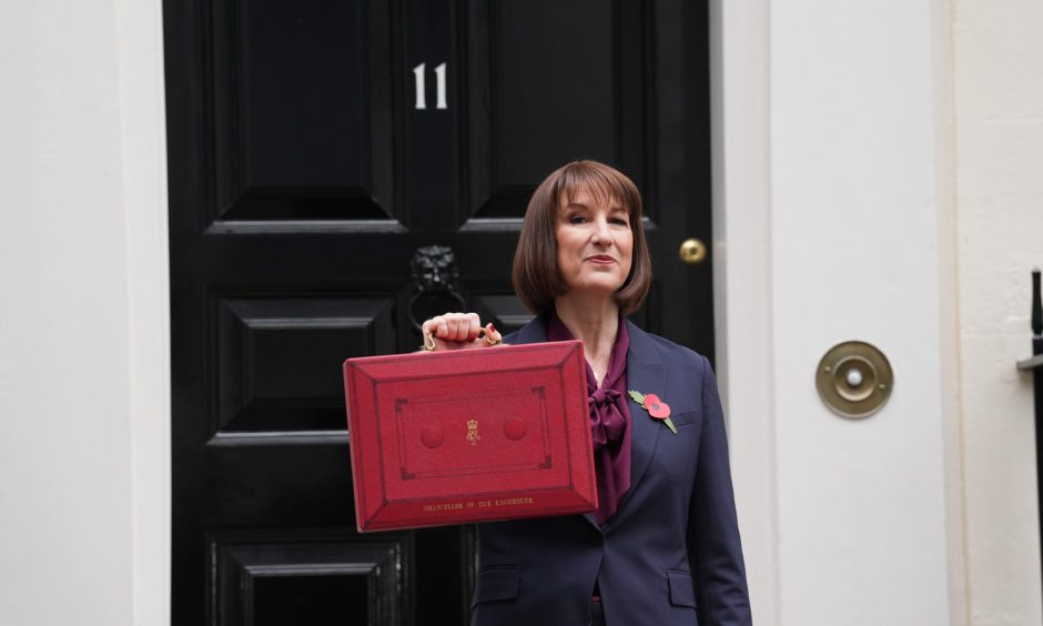 Chancellor Rachel Reeves on Budget day. Image: Lucy North/PA Wire