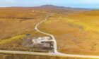 The 'floating road' under construction at the Sutherland spaceport site. Image: Michal Wachucik/Abermedia/Orbex/PA Wire