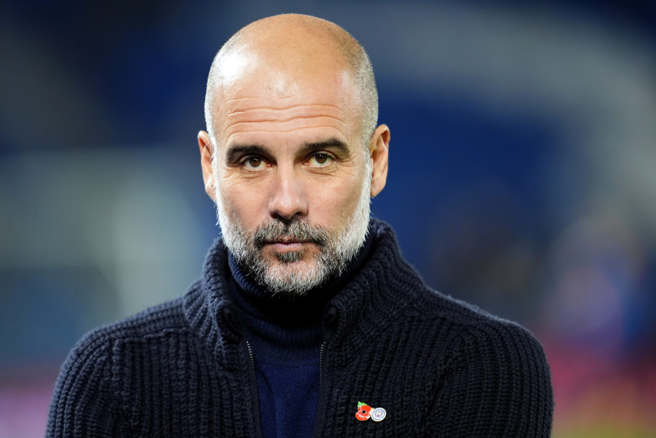 Manchester City manager Pep Guardiola before the Premier League match at American Express Stadium, Brighton on November 9. Image: PA 