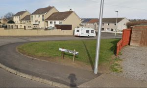 Screenshot of Meadowbank Crescent in Elgin