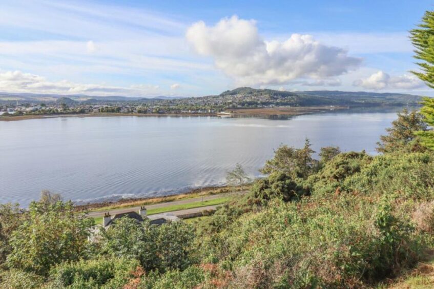 Views from the North Kessock property overlooking the Beauly Firth. 