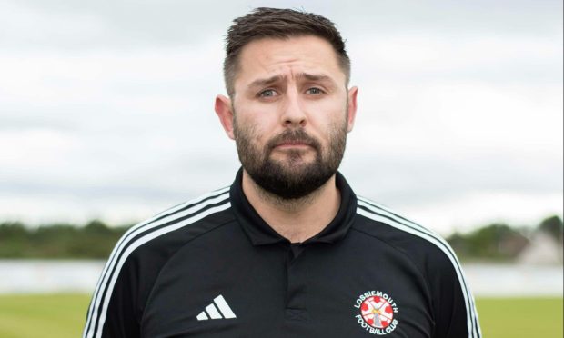 New Lossiemouth manager Steve Porter. Picture courtesy of Lossiemouth FC.