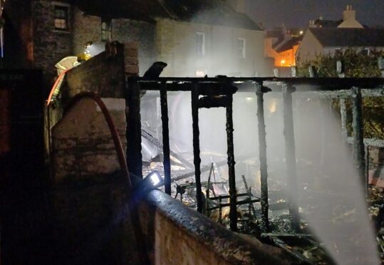 Stromness fire