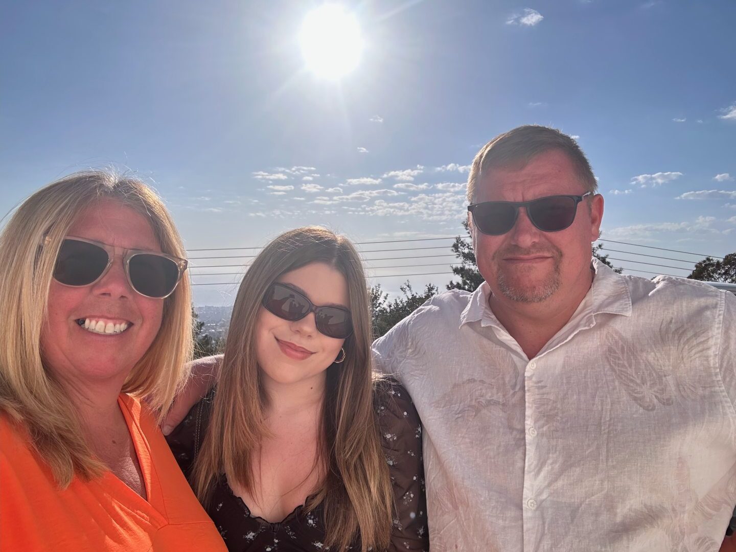 Katrina and Paul Allan with their daughter Jenny