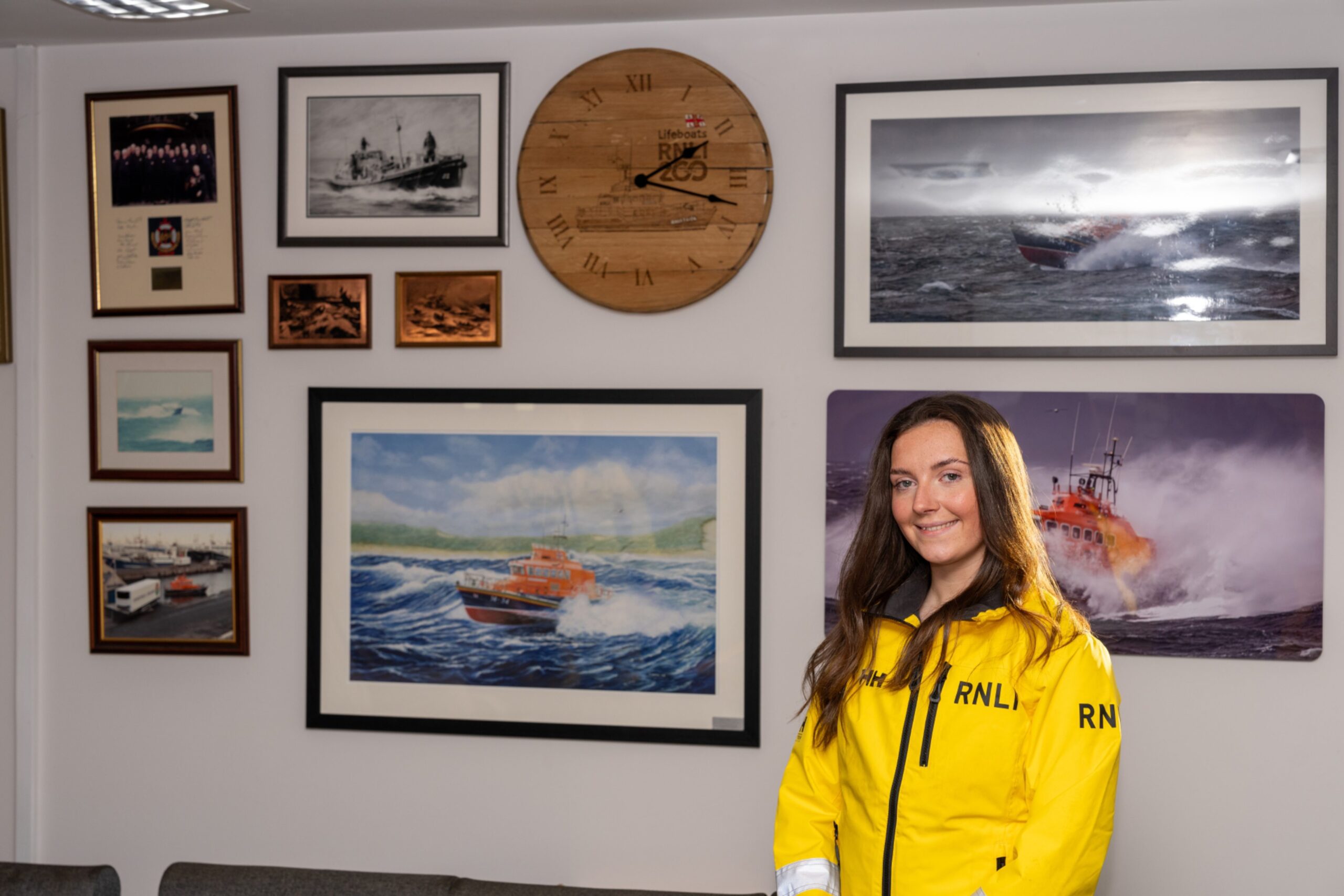 Eilidh Sutherland at Fraserburgh lifeboat station