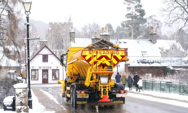 Snow to fall on high ground this week. Image: Jane Barlow/PA Wire