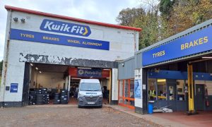 Kwik Fit on Millburn Road in Inverness