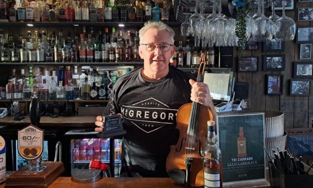 Bruce MacGregor owner of MacGregor's bar