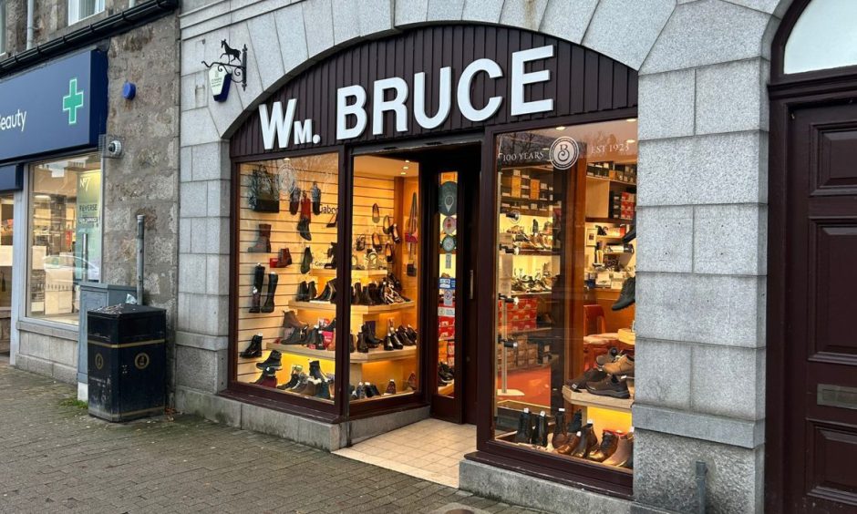 WM Bruce has been in Inverurie town centre for more than a century. Image: Isaac Buchan/ DC Thomson 