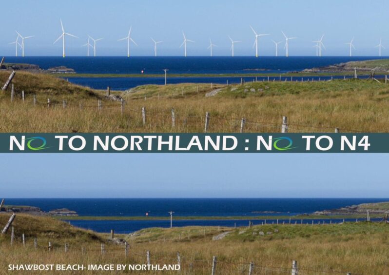 Petition calling on public to say no to a new turbine windfarm Spiorad na Mara off the coast of the Isle of lewis. 