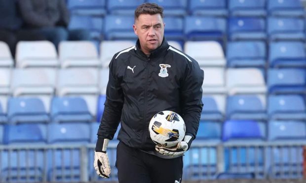 Michael Fraser is working as a voluntary goalkeeper coach at his former club, Caley Thistle. Image: Peter Paul/Caleyjags.com