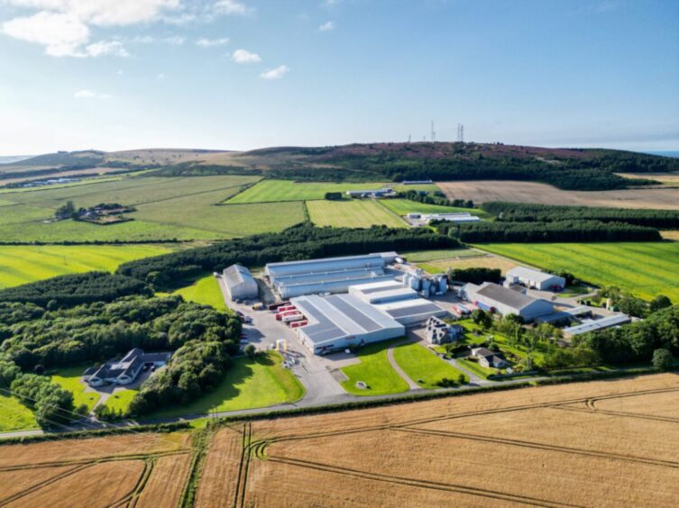 Farmlay's headquarters at West Cockmuir, Strichen.