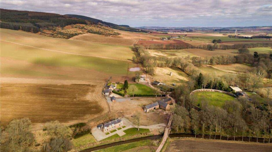 Aerial view of Mill of Kincardine