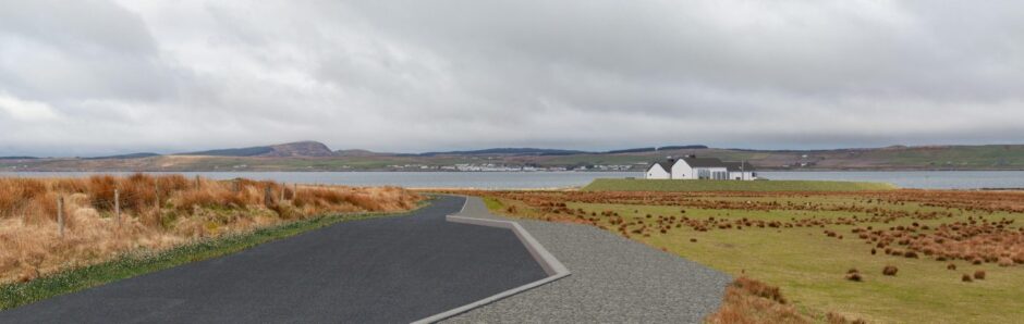 Artist's impression of the proposed new distillery on Islay