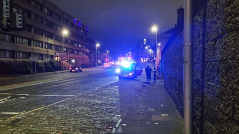 Car involved in crash on West North Street in Aberdeen