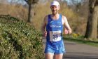 Aberdeen's Chris Richardson, pictured running for Scotland, will wear the Great Britain vest for the first time at the 100km world championships in Bengaluru, India. Image courtesy of Chris Richardson.