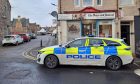 Police car in break-in