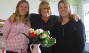 From L-R: Iona Duncan, Irene Duncan, Kim Turner. Image: Duncan family.