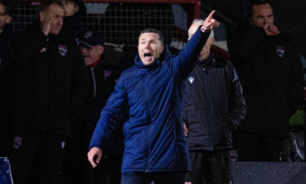 Ross County head coach Don Cowie during a William Hill Premiership match between Ross County and Motherwell at the Global Energy Stadium, Dingwall, on November 23, 2024.