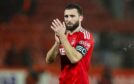 Aberdeen captain Graeme Shinnie applauds the Dons fans following their defeat by Celtic.