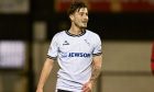 Alfie Bavidge celebrates scoring to make it 5-2 during a William Hill Championship match between Ayr United and Falkirk at Somerset Park, on December 14, 2024. Image: SNS.