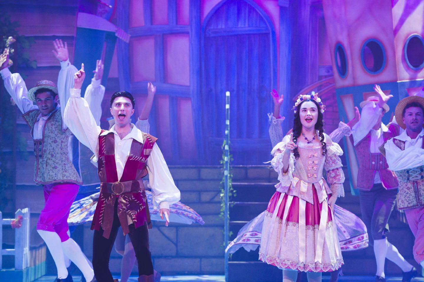 Michael Karl-Lewis and Jemma Ferries in Jack and the Beanstalk at HMT in Aberdeen