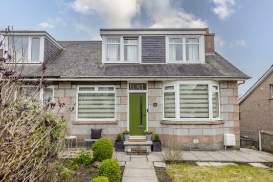 Mannofield property from the outside, it's a 1930s home